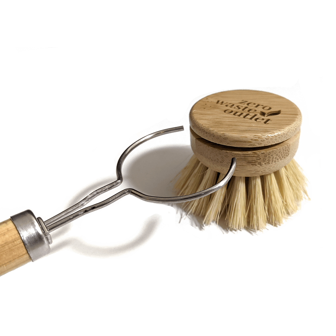 Long Handle Pot Brush With Replaceable Head