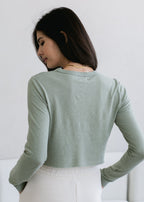 Long Sleeve Baby Crop Tee
