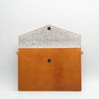 Leather MacBook Bag with Adjustable Strap