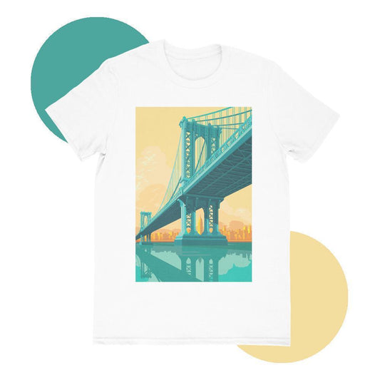 Manhattan Bridge T-Shirt - The Peony Haus