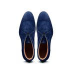 46-592-NVY MARCO Suede Calfskin Chukka Boot, Navy
