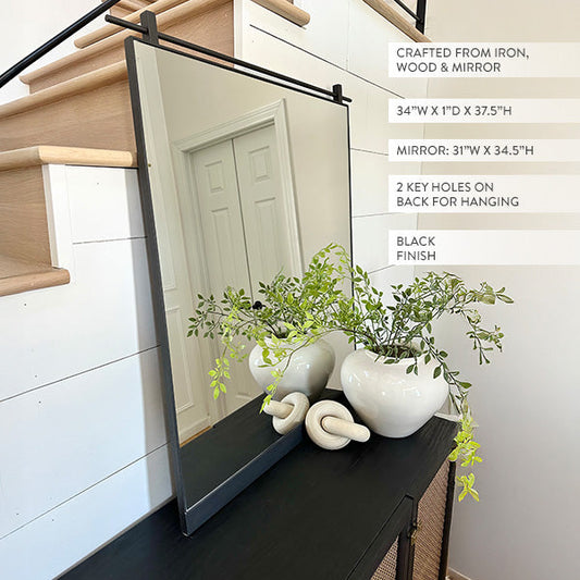 Large Soho Rectangular Mirror - The Peony Haus