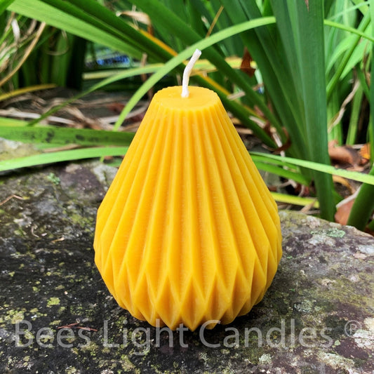 Modern Unique Beeswax Candle