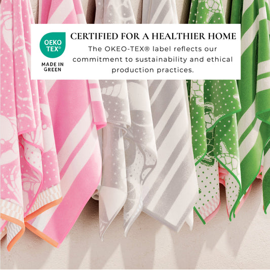 Cotton Velour Beach Towel - Maui Collection - The Peony Haus