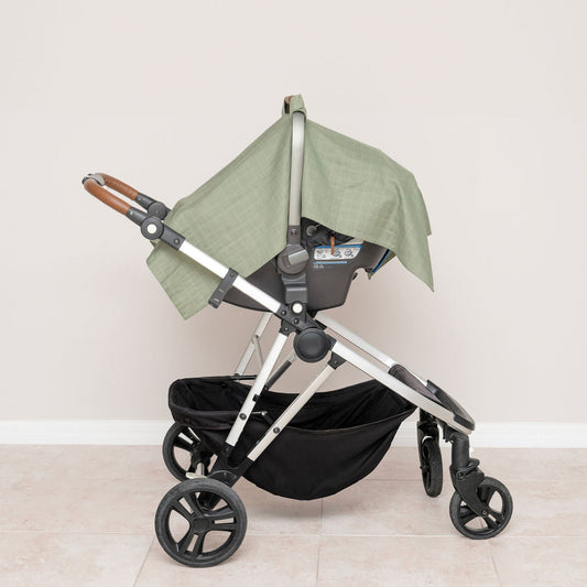 Muslin Car Seat Cover - The Peony Haus