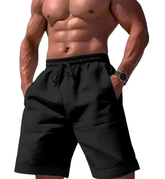 Loose Linen Cotton Shorts - The Peony Haus