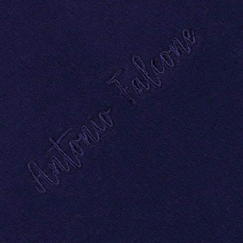 100% COTTON CREW NECK UNBRUSHED STONEWASHED SWEATSHIRT Navy