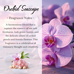 Aquarius Zodiac Crystal-Enhanced Reed Oil Diffuser, Orchid Seascape Scent, 100ml