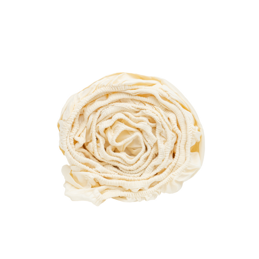 Organic Sateen Fitted Sheet - The Peony Haus