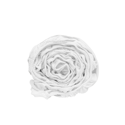 Organic Sateen Fitted Sheet - The Peony Haus