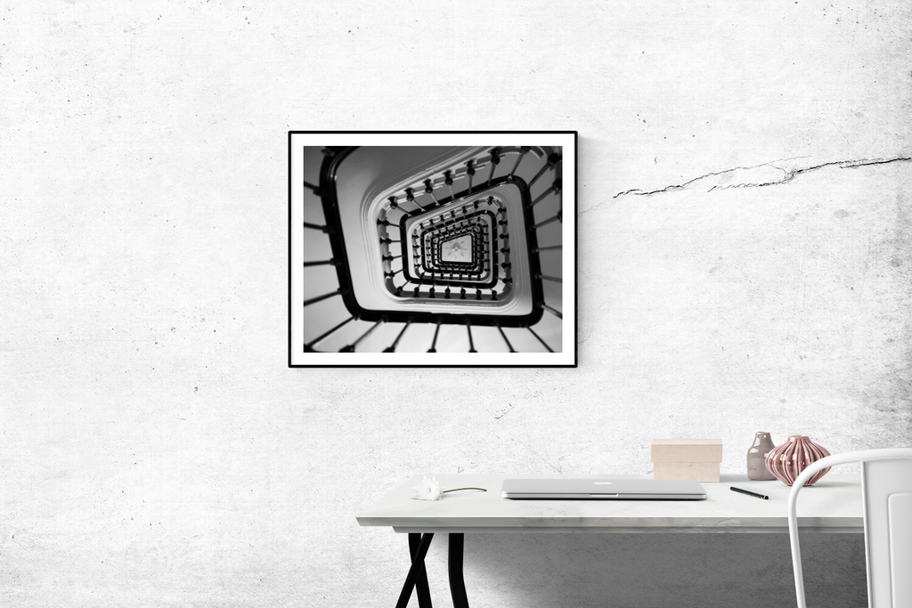 Paris Apartment Stairs Print