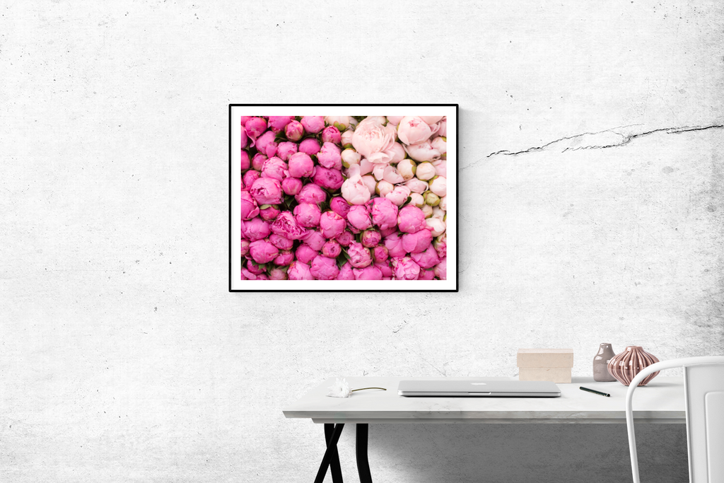 Peony Season in Paris Print