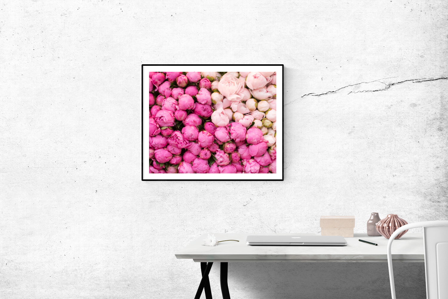 Peony Season in Paris Print