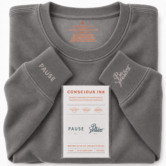 Pause/Be Present Manifest Sweatshirt + Ink