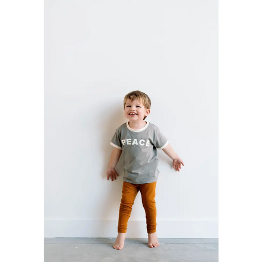 Peace Ringer T-Shirt For Kids