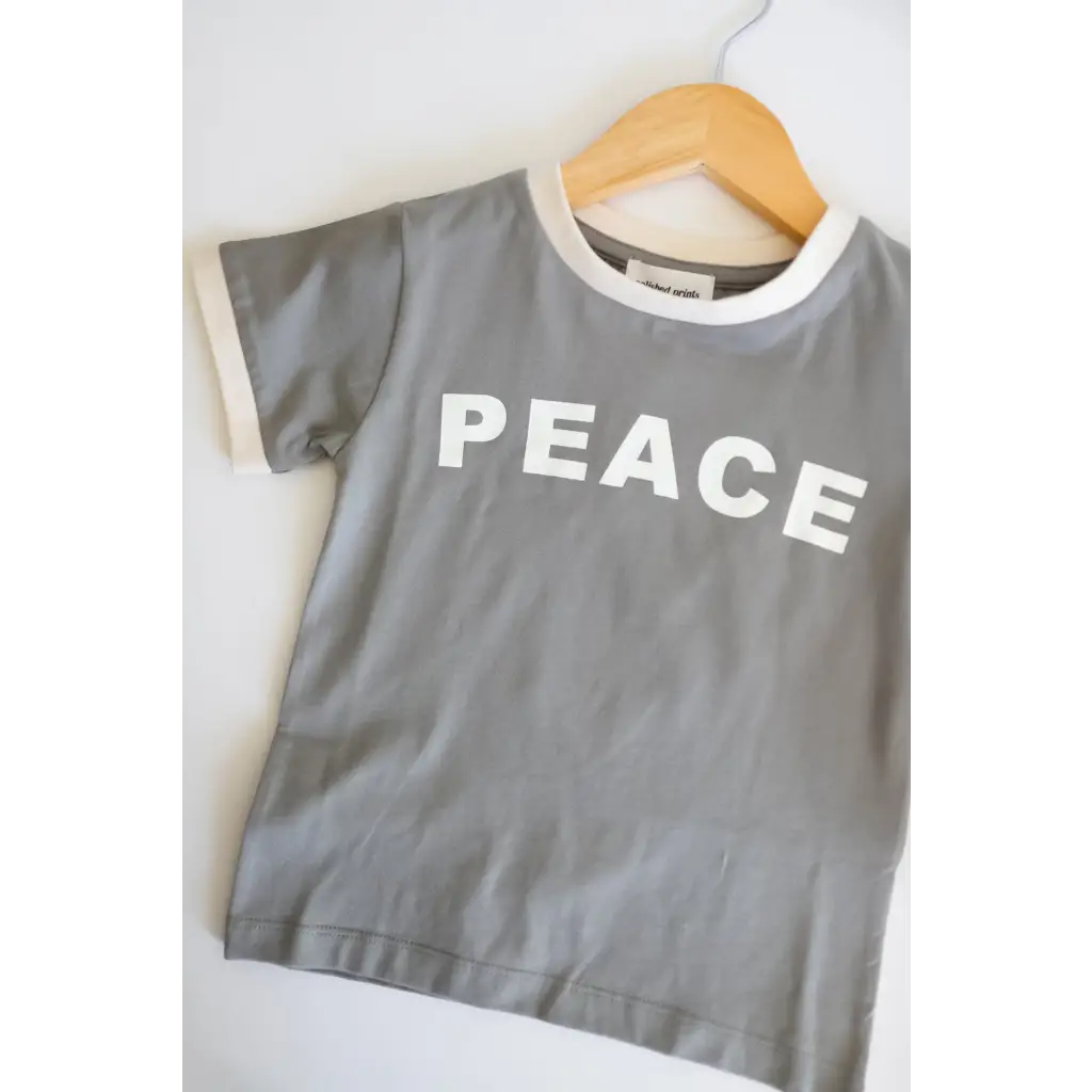 Peace Ringer T-Shirt For Kids