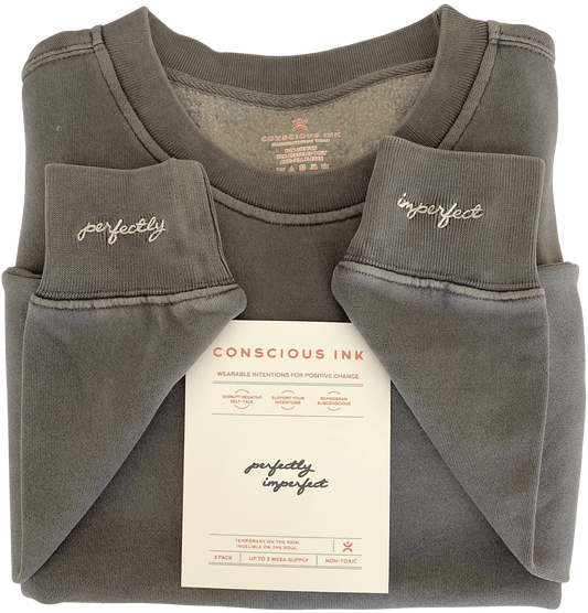 Perfectly Imperfect Manifest Sweatshirt + Ink