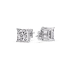 Princess Cut Diamond Stud Earring