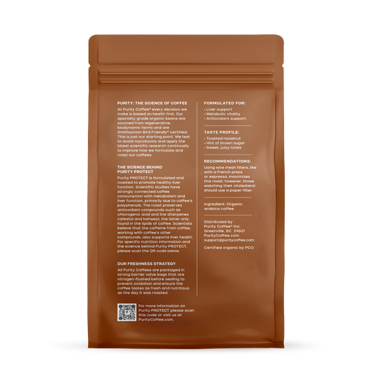 PROTECT: Light-Medium Roast Whole Bean Coffee - The Peony Haus