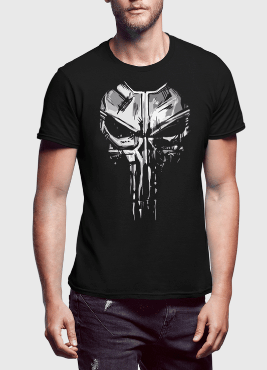 Punisher Black T-Shirt - The Peony Haus