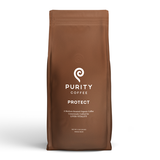 PROTECT: Light-Medium Roast Whole Bean Coffee - The Peony Haus
