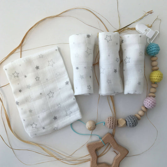 OEKO-TEX Baby cleaning and burp cloths - The Peony Haus