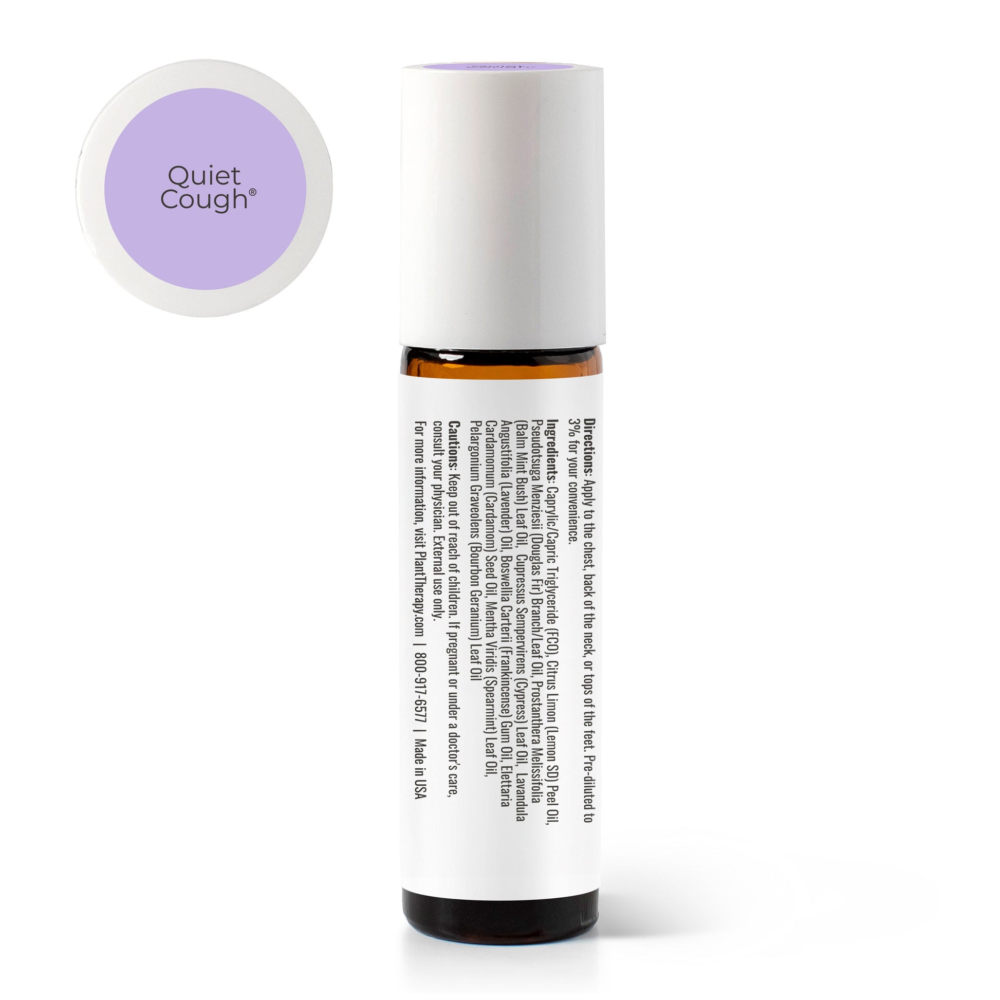 Quiet Cough® KidSafe Essential Oil Blend Pre-Diluted Roll-On