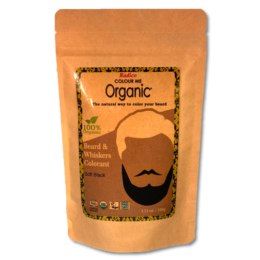 Men's Soft Black - Organic Facial Hair Coloring