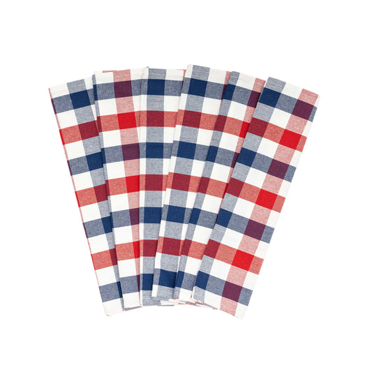 Plaid Kitchen Towels - The Peony Haus