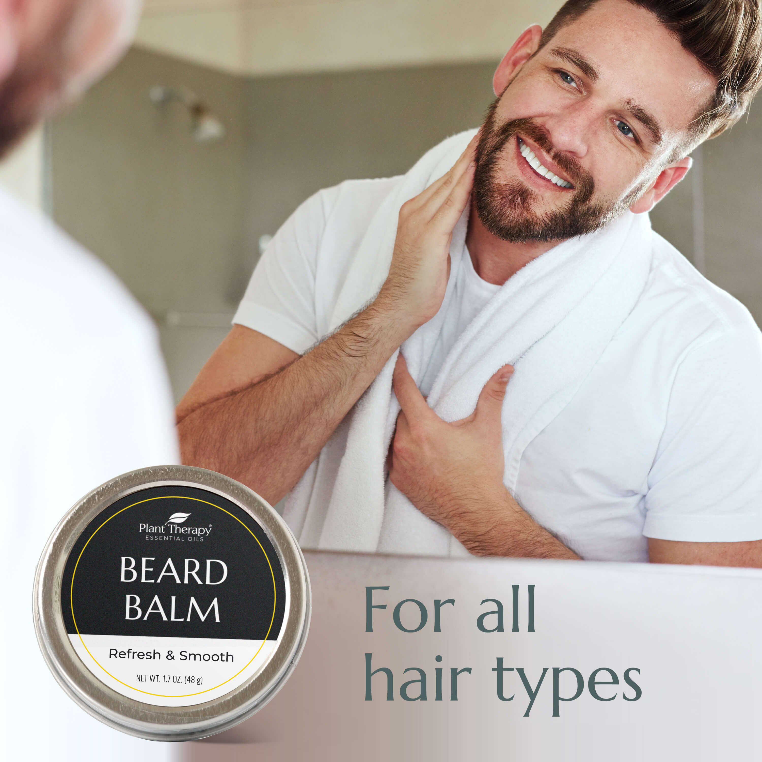 Hair Therapy Refresh & Smooth Beard Balm - The Peony Haus