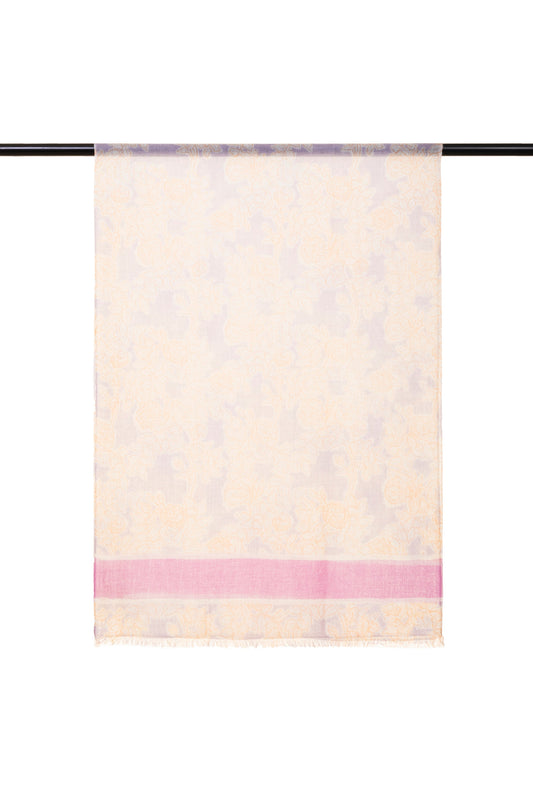 Floral Printed Baby Wool Scarf