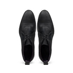 46-602-BLK REZZA Suede Calfskin Chukka Boot Black
