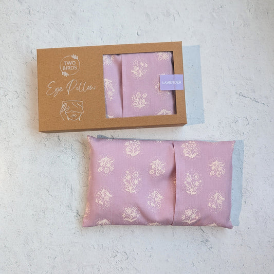 Lilac Stamp - Weighted Eye Pillow