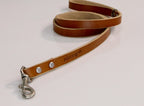 48" Genuine Leather Dog Leashes - Made in USA - The Peony Haus