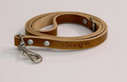 48" Genuine Leather Dog Leashes - Made in USA - The Peony Haus
