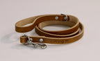 48" Genuine Leather Dog Leashes - Made in USA - The Peony Haus