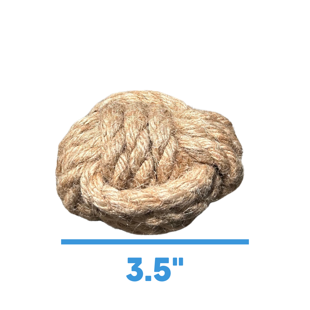 hemp rope dog tug toy - The Peony Haus