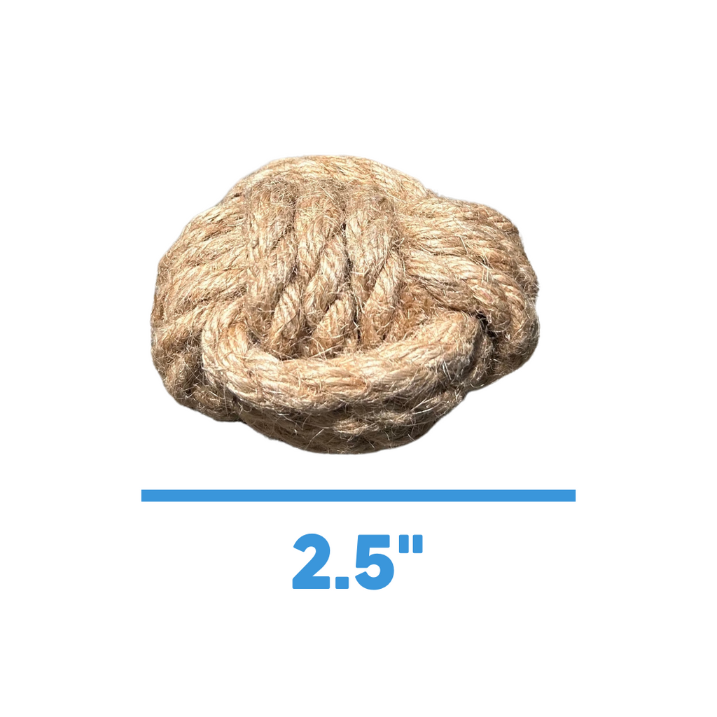 hemp rope dog tug toy - The Peony Haus