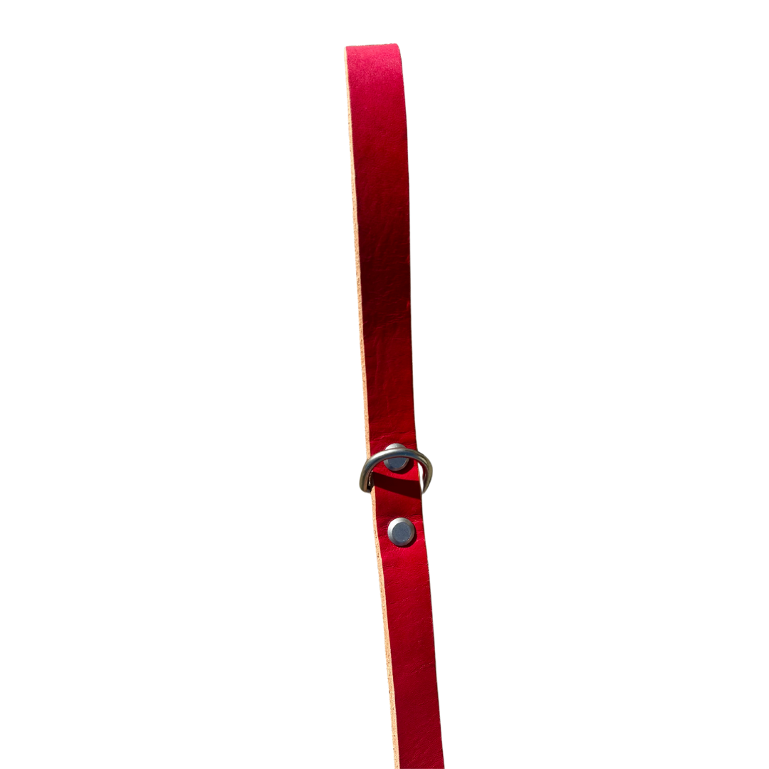 48" Genuine Leather Dog Leashes - Made in USA - The Peony Haus