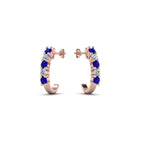 Half Huggie Hoop Earring
