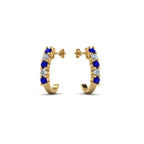 Half Huggie Hoop Earring