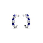 Half Huggie Hoop Earring