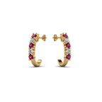 Half Huggie Hoop Earring