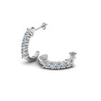 Half Huggie Hoop Earring