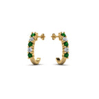 Half Huggie Hoop Earring