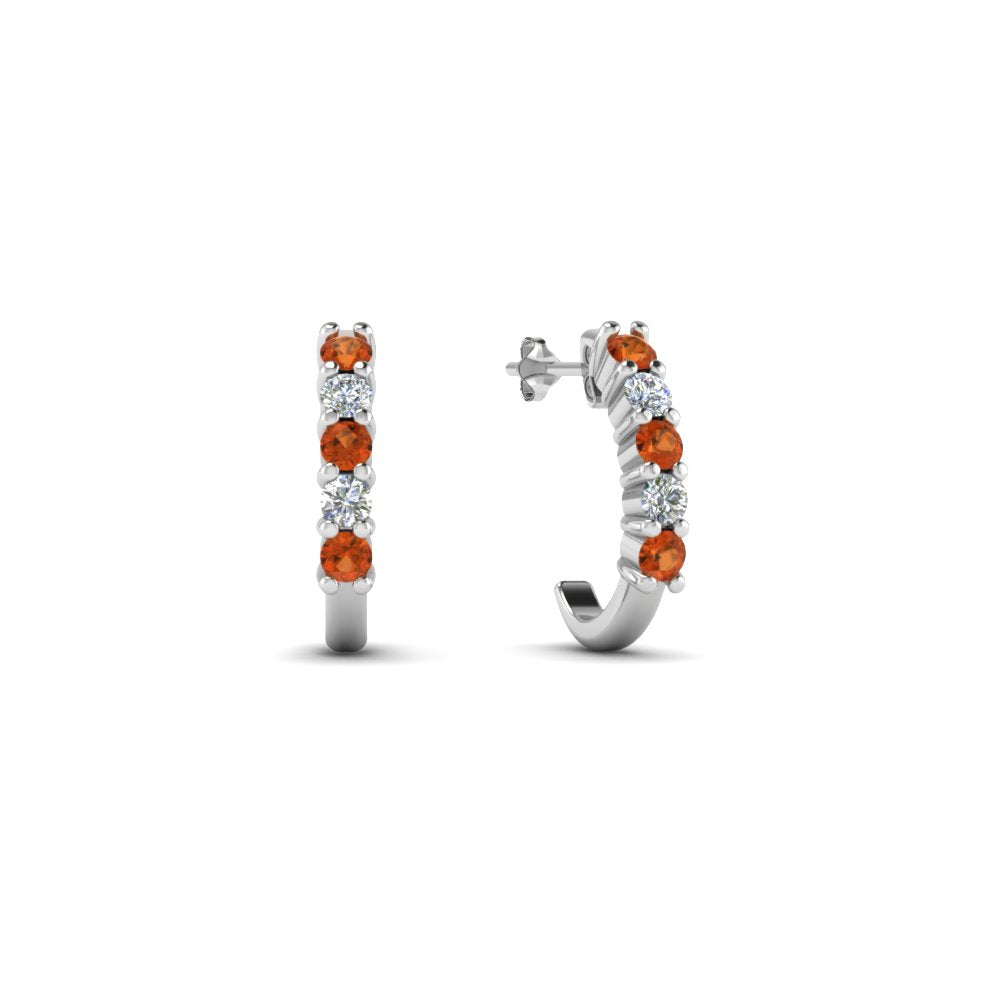 Half Huggie Hoop Earring