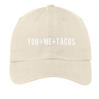You + Me + Tacos Baseball Cap