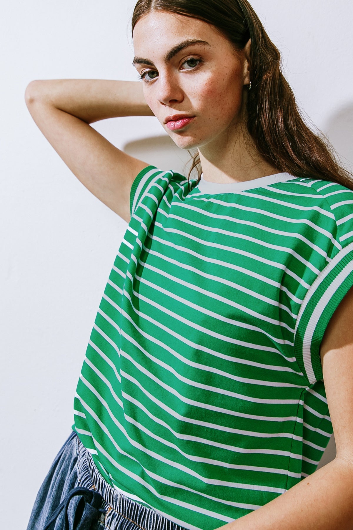 DRIFTWOOD DAYDREAMS KNIT TOP - 90% Cotton