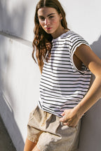 DRIFTWOOD DAYDREAMS KNIT TOP - 90% Cotton