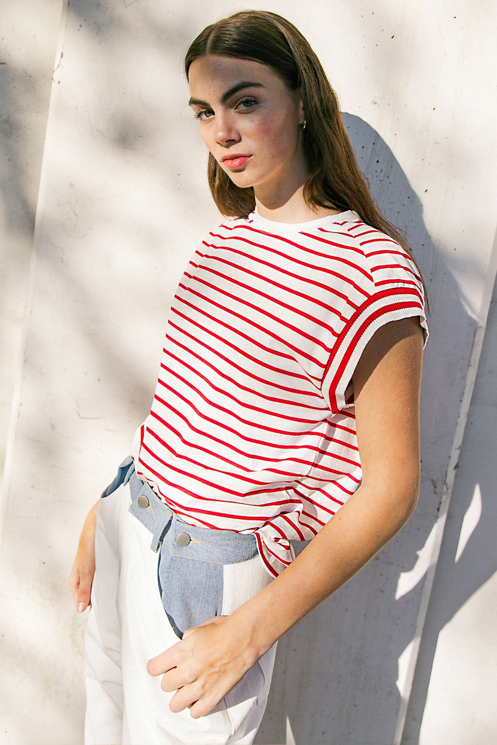 DRIFTWOOD DAYDREAMS KNIT TOP - 90% Cotton